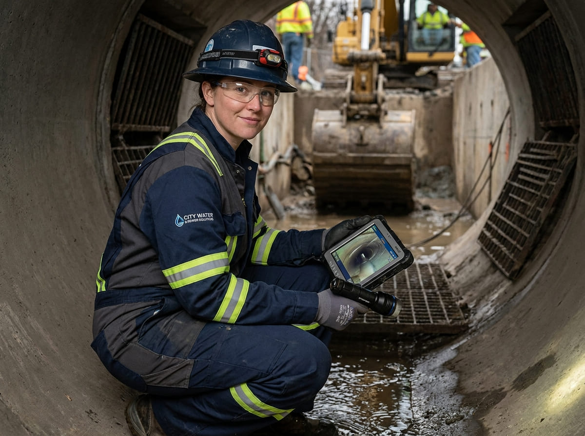 Sewer Line Inspection & Replacement in Laneville